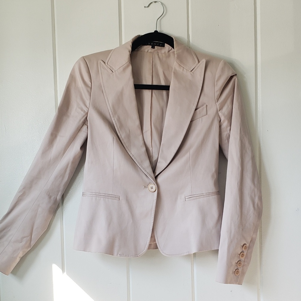 Theory Cream Blazer